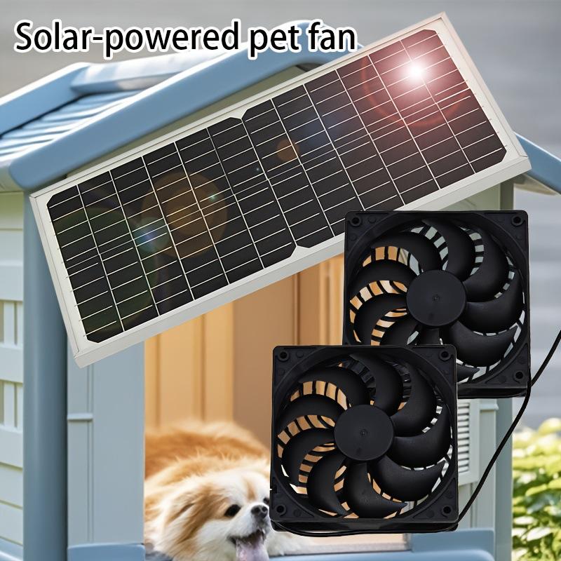 Energy Saving Solar Powered Ventilation Fan 12V Silent Strong Exhaust Roof Wall Mount Kitchen Bathroom