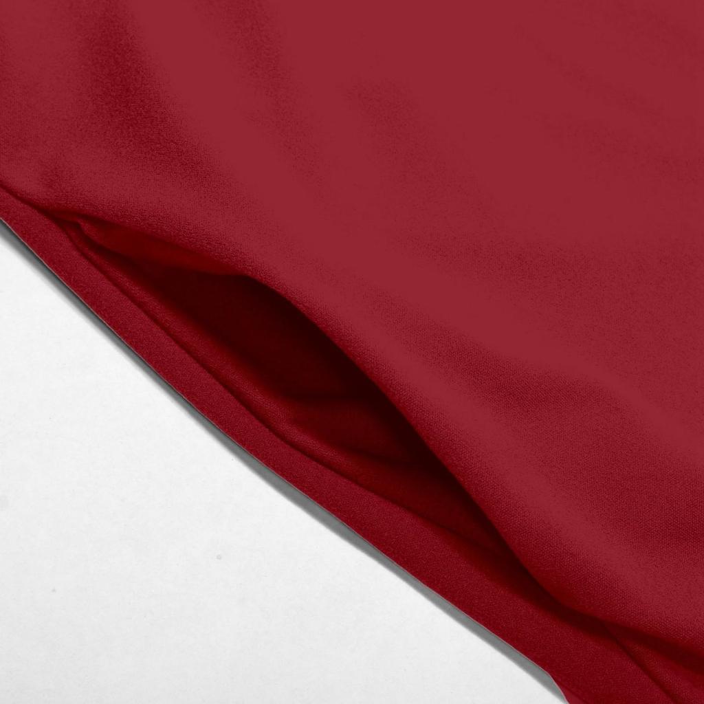 Ladies Fashion Casual Long Sleeve Round Neck Pullover Top With  Pockets