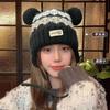Wool Hat Autumn And Winter Women'S Warm And Fleece Fashion Hat Versatile Cute Cold And Windproof Knitted Hat