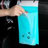 50pcs Adhesive Car Trash Bag Disposable Car Interior Hanging Multi-Functional Clean Bag Small Plastic Bag Car Garbage Bin