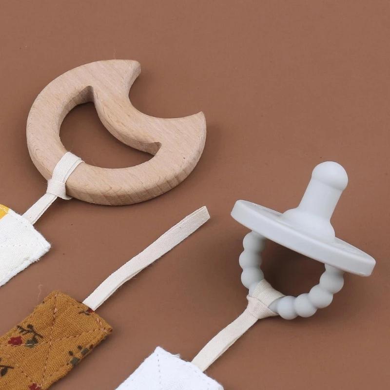 27 Styles Soft Cotton Baby Pacifier Clip Chain Portable Anti-lost Infants Feeding Nipples Holder Newborn Soother