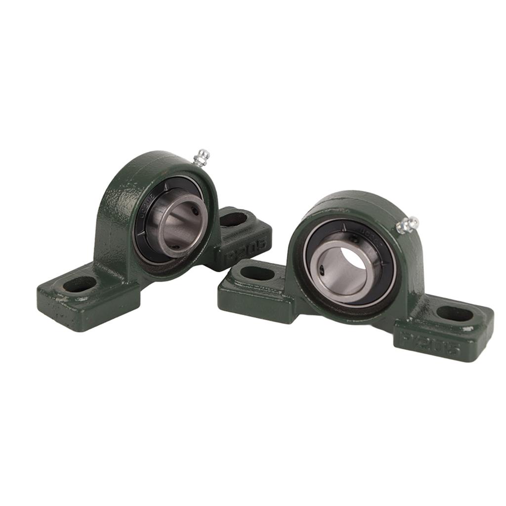 2 Pcs UCP205 25mm Self Alignment Pillow Block Bearing Mounted Unit Bearing