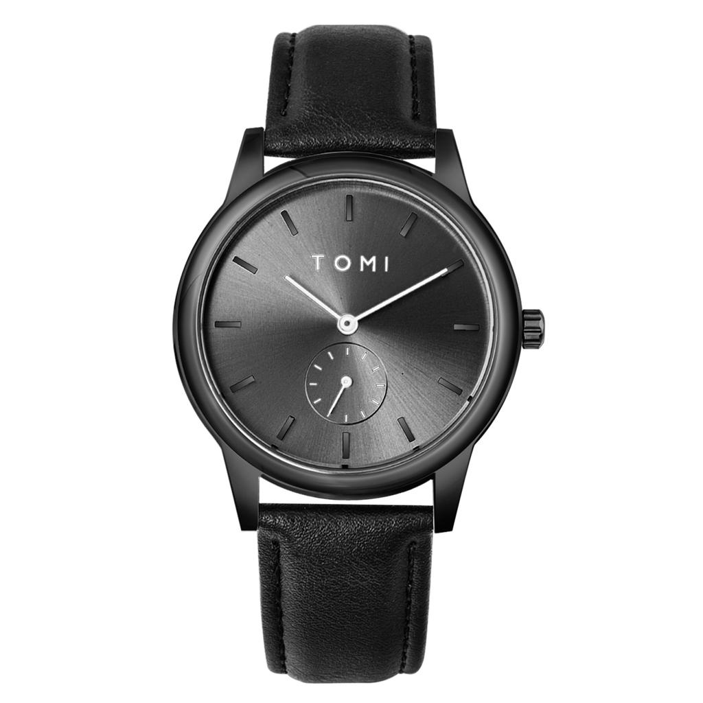Fashion Men's Two Pin Half Belt Watch Casual and Minimalist Men's Quartz Watch