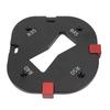 Round Corner Template with Locating Block R35 R40 R45 R50 Radius Routing Tool for Woodworking Carving Chamfering