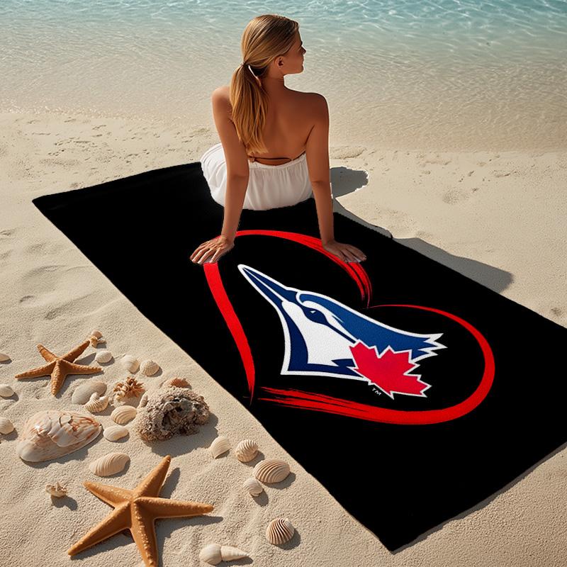 Blue Jays Beach Towel Microfiber Beach Towel Super Soft & Absorbent for Bath, Beach, Travel  Bath Time Accessory, Fan gifts