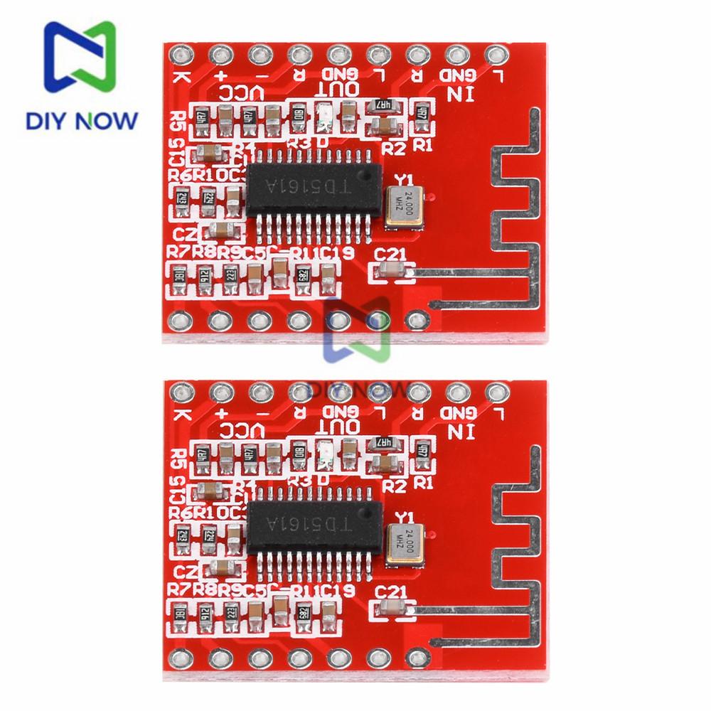 DC3V-5V TD5161A 5.1 Stereo Audio Module Bluetooth Receiver Module with Audio Signal Input Function Suitable for Bluetooth Speake