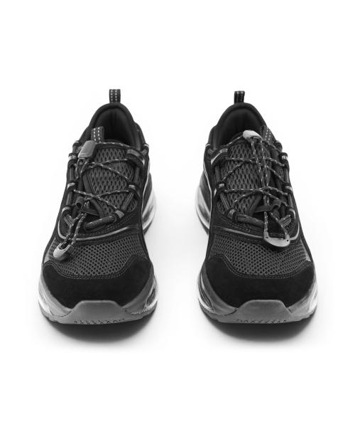 [YASE] Songyi Songyi Offset Quick Racer Air Sole Sneakers Black XSSMABK