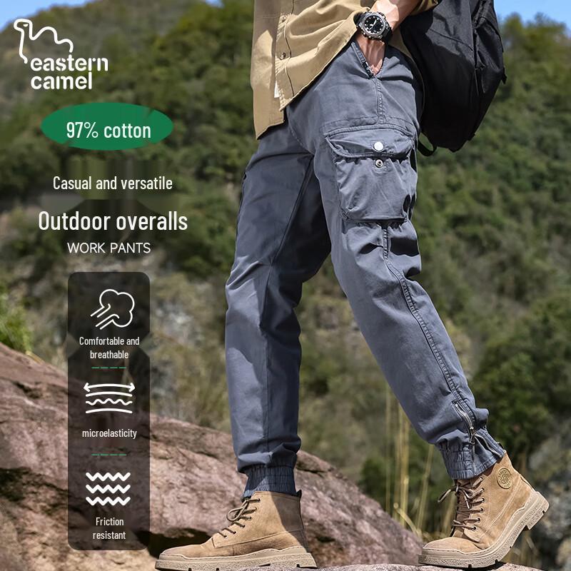 EASTERN CAMEL Men's American Style Cargo Jogger Pants