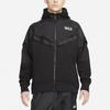 Nike X Sacai Logo-Embossed Waterproof Full-Zip Hooded Jacket Men Jackets Black DQ9030-010