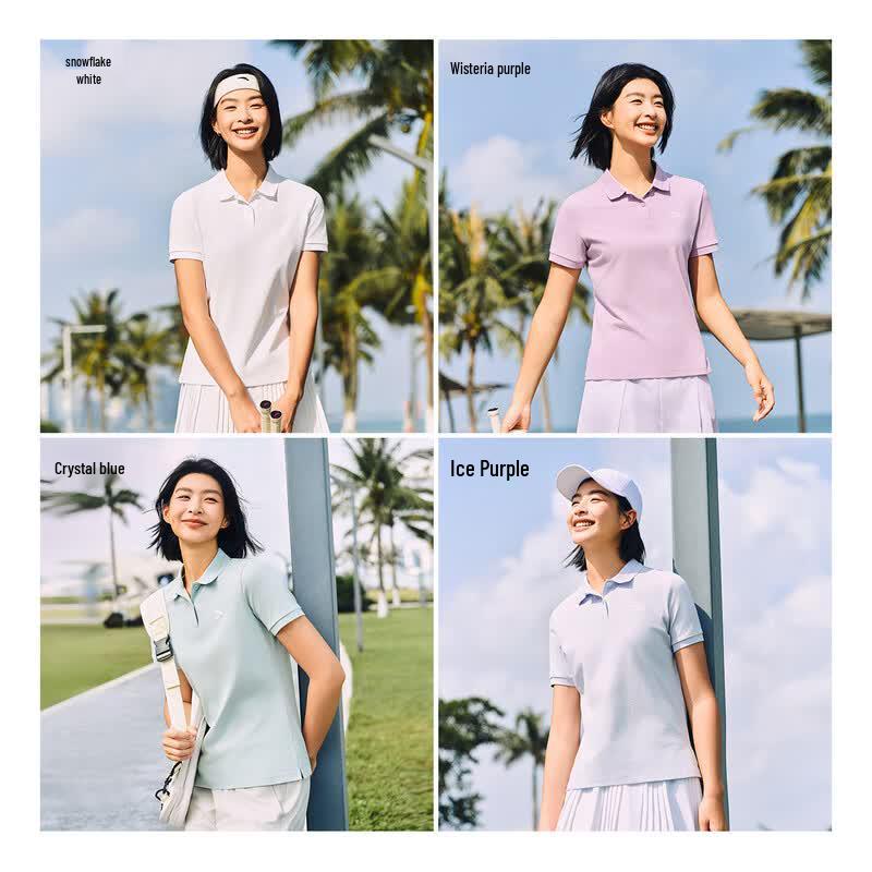 ANTA Women's Short Sleeve Polo Shirt