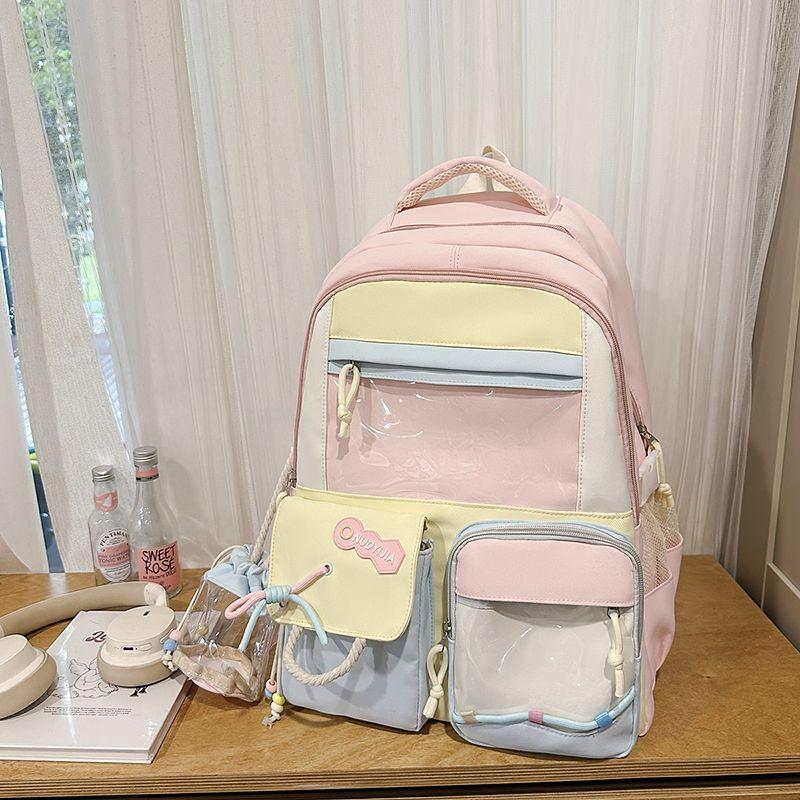 Junior High School Student Good-looking Primary School Student Cute Backpack Cartoon Backpack High School Student Large Capacity Lightweight Backpack