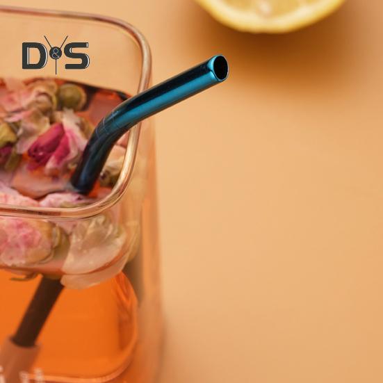 Lžička s brčkem, opakovaně použitelná, odnímatelná, filtrační lžička z nerezové oceli na volné listy, brčko