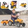 Tracteur à pédales FALK SuperBuilder - capot ouvrant et remorque - pour enfants de 2 à 5 ans