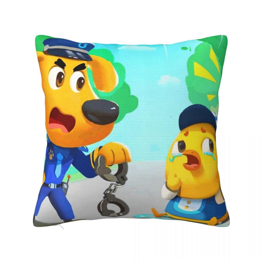 Sheriff Labrador Square Pillowcase Cushion Cover Comfort Pillow Case Throw Pillow Cover for Home Bedroom Car