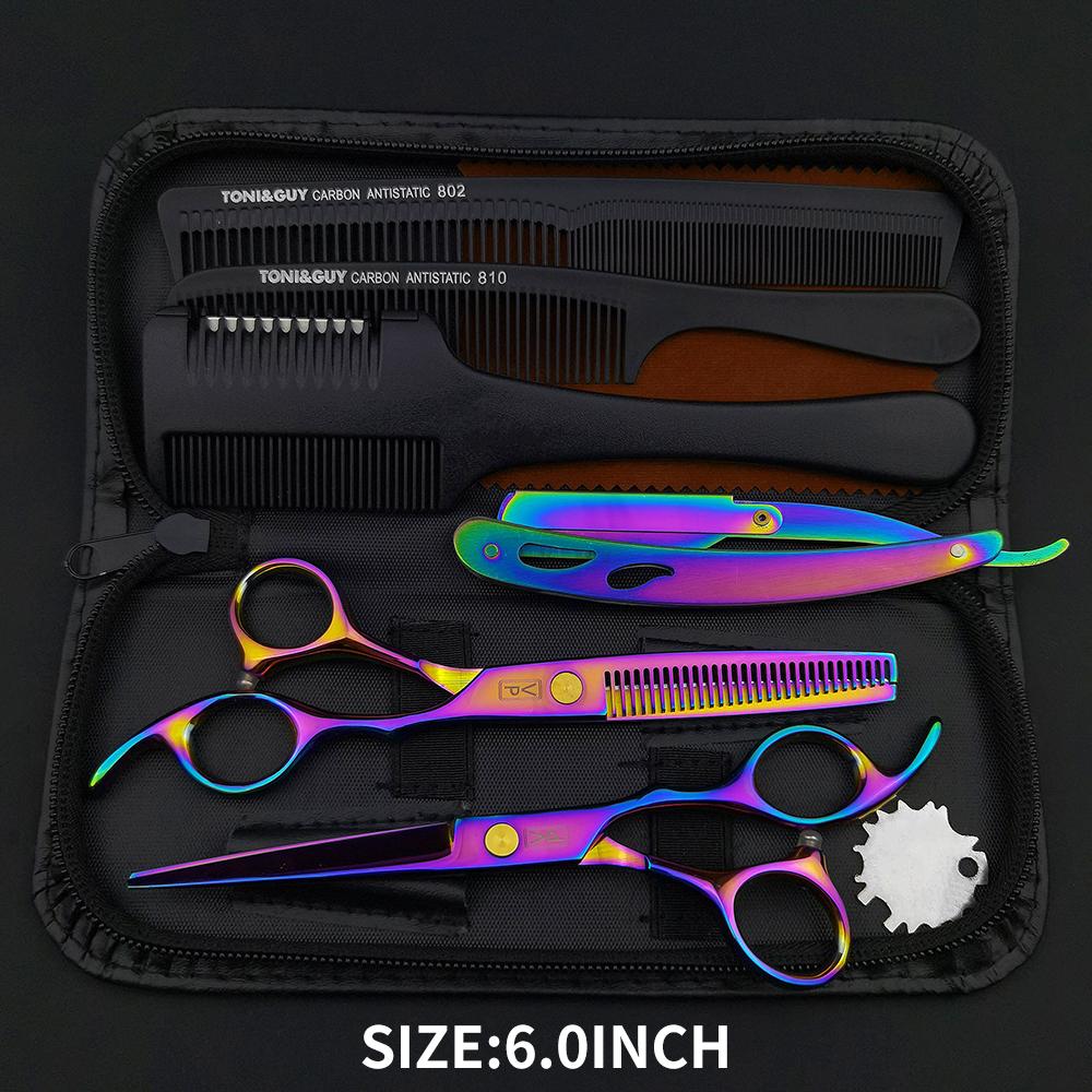 VP Professional Hairdressing Scissors Barber Set 5.5 6.0 Hairdresser Hair Beauty Scissors Set Corte de Cabelo Desbaste Ferramentas de Salão