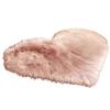 Bedroom Carpet Non-Slip Floor Mat Plush Heart-Shaped Carpet High Density