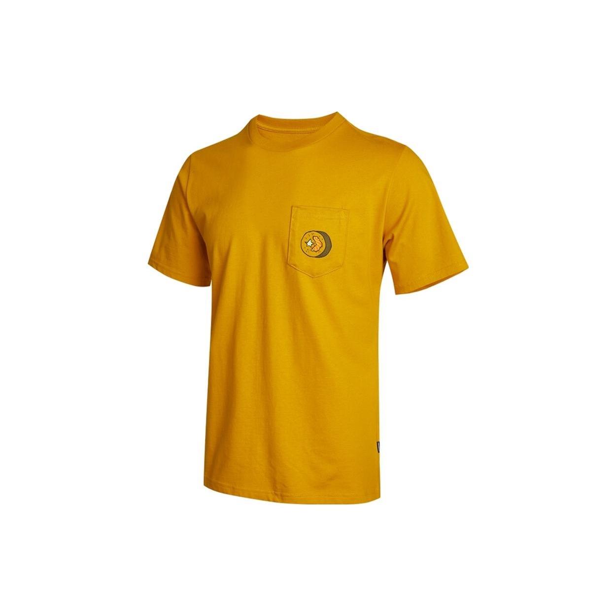 Converse Sushi Graphic Short Sleeve Pocket T-Shirt Asia Sizing Yellow Men s 10022855-A03 XXL
