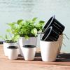 Double-layer Round Flowerpot Lazy Flower Pots Hydroponic Plastic Flowerpot Self Watering Flower Pot Water Absorption Planter