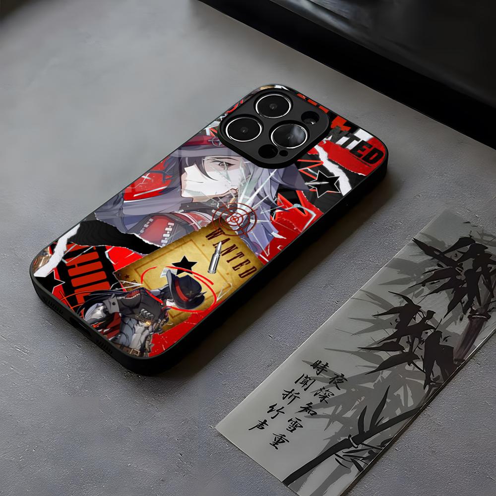Boothill Honkai Star Rail Phone Case Tempered Glass For IPhone 17 13 14 16 12 15 11 Pro Max Plus Mini X XR SE2020 Coque