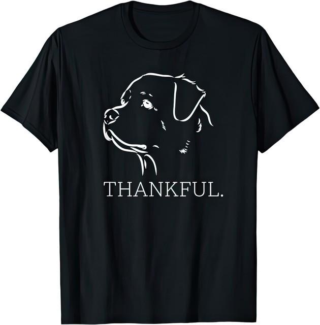 Rottweiler Thanksgiving Fall Dog Mom Dad Pet Rescue Graphic Unisex T Shirt M