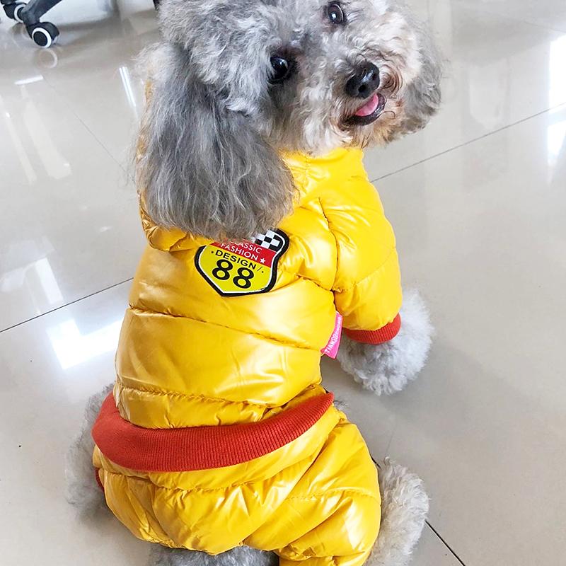 Winter Warm Pet Clothes For Small Dogs Puppy Clothing Chihuahua Hoodies French Bulldog Apparel Pug Coat Waterproof PU Dog