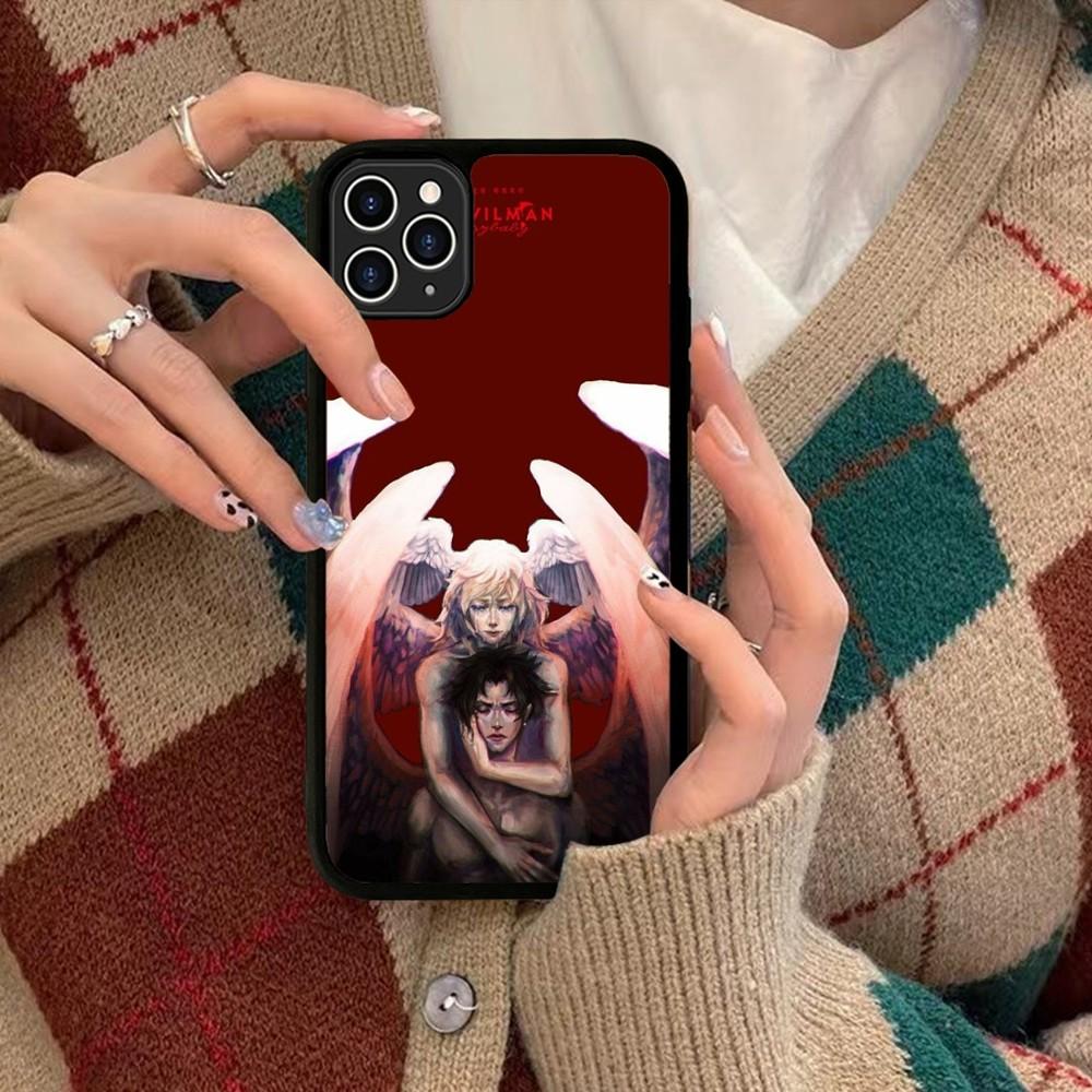 Anime D-Devilman C-Crybaby Phone Case Silicone PC+TPU For For IPhone 11 12 13 14 15 16 Plus Pro Max Cover