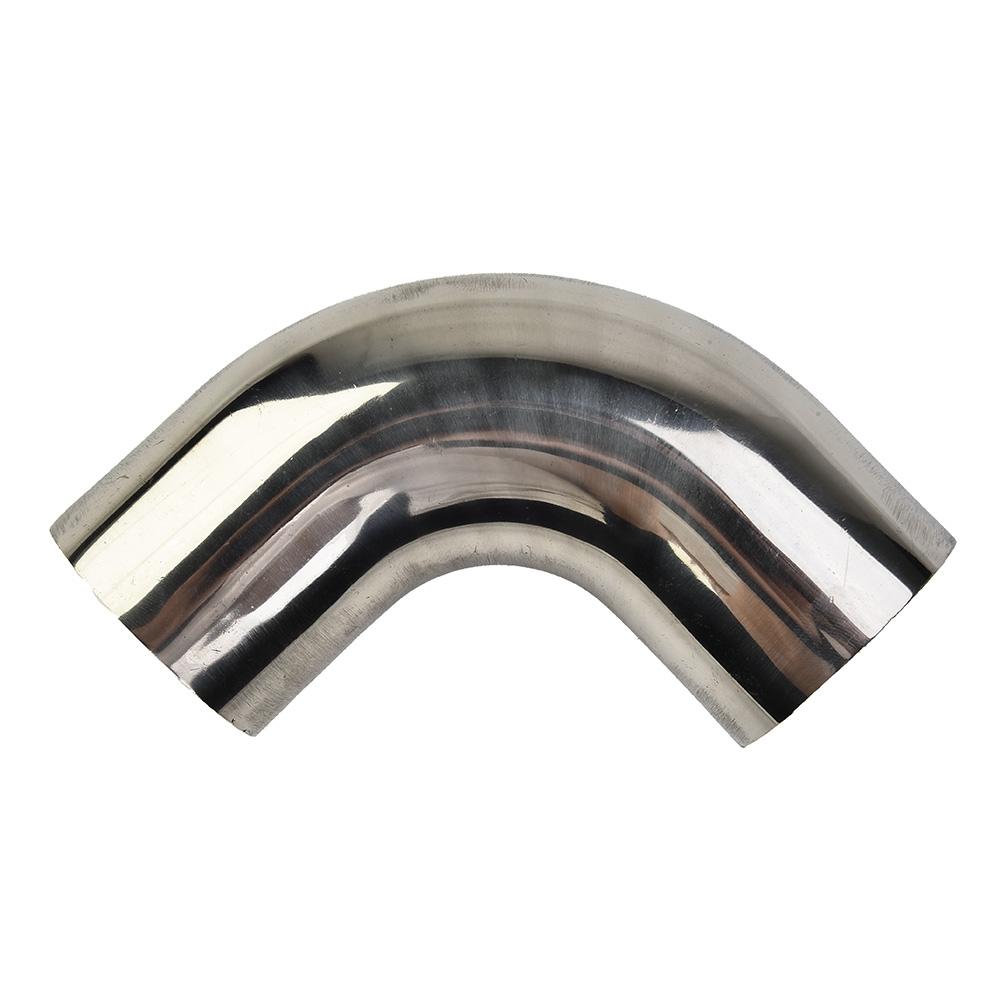 Albue 90° i rustfritt stål Tilbehør DIY Ekstra rør