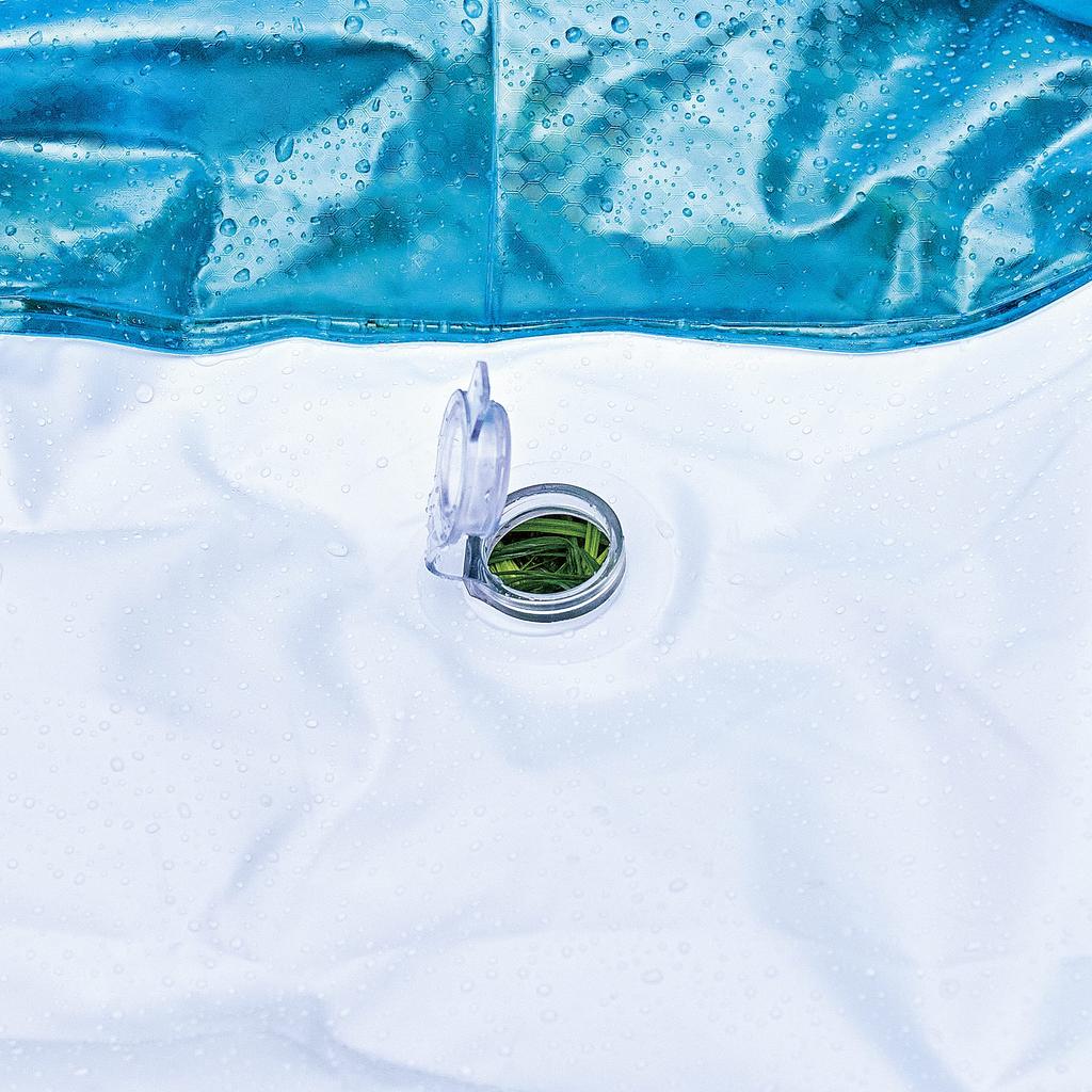 JILONG Softside Pool 155 X 155 X 28 Cm (inflated Size) with Drain Plug JL-688062 BL Medium