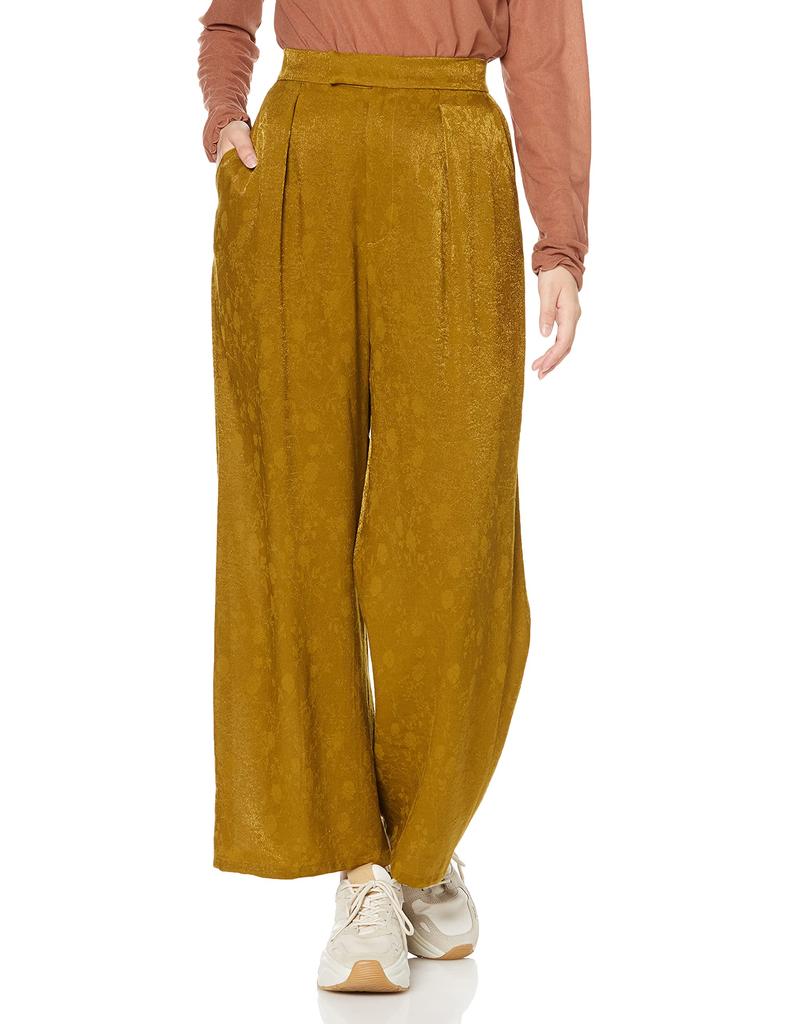 FRAY I.D. Sheer Jacquard Pants FWFP212058 Women's YEL 0