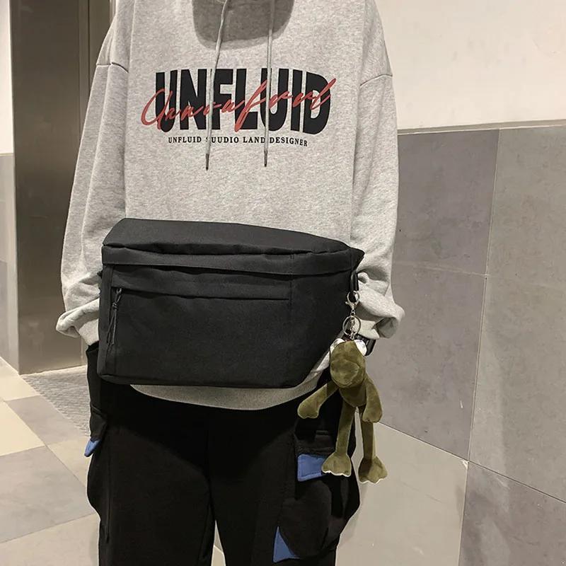 Large Capacity Chest Bag Unisex Fanny Pack Streetwear Chest Bag Hip Hop Banana Bags Outdoor Big Belt Ms Waist Bag