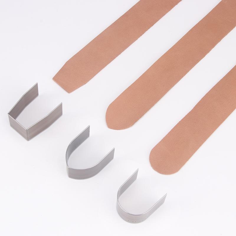 18 Pcs Leather Belt Punch Chisel Cutter Mold Cutting Dies For Diy Handbags Belts Straps Includes V Square Round Shapes