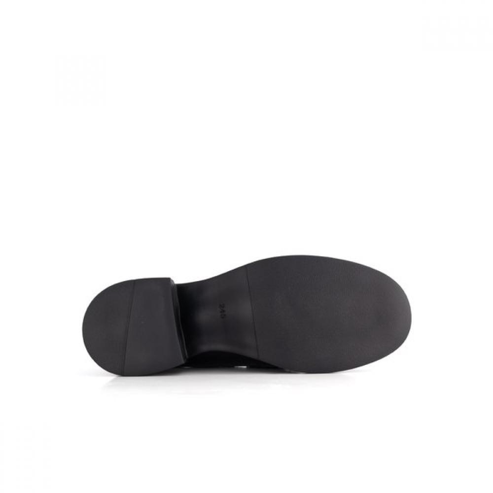 Daks Women S Chunky Loafer Buckle Decoration Semi dreSS 5cm drS627ka10  Black 