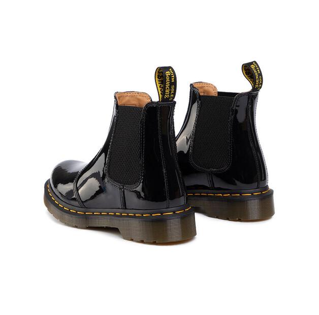 Dr Chelsea Boots. Martens 2976 Patent Lamper 25278001 Black