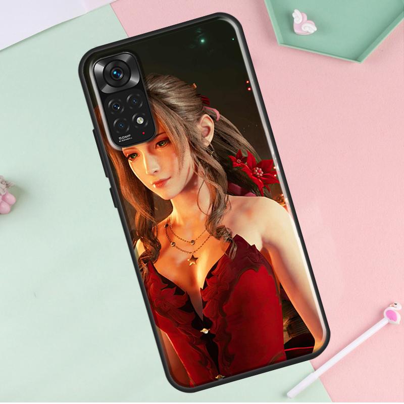 

Аэрис Гейнсборо Final Fantasy Для Чехла Redmi Note 12 Pro Plus Для Redmi Note 10 8 9 11 Pro 12S 11S 10S 9S 9C 10C 12C Чехол Redmi Note 10S