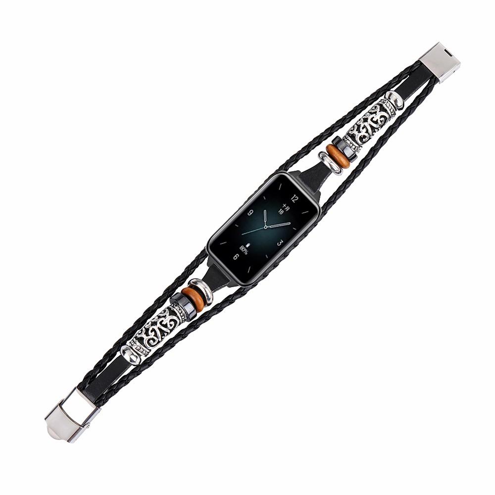 

For Honor Band 9 Replacement Band Ethnic Retro Style Watch Strap Brown