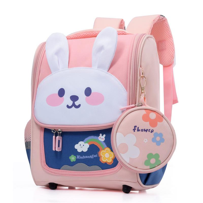 Large Capacity Kids Backpack Featuring Playful Cartoon Graphics And Ergonomic Straps**
