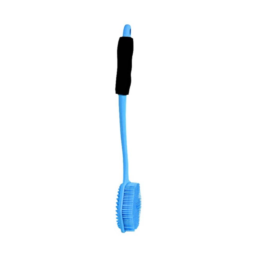Double Sided Bathing Brush Anti Slip Back Scrubber Portable Silicone Shower Brush  Personal Care