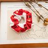 Moeruruya Cute Christmas Hair Hair Elegant Hair Set of Christmas Scrunchies for Ties, Ornaments, Accessories, 4, Women, #2