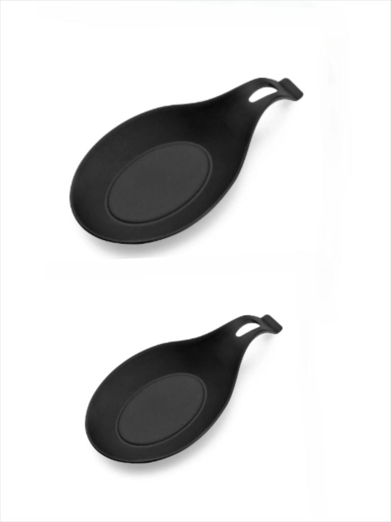 Silicone Spoon Shelf Heat Resistant Spoon Holder Spoon Rest Chopstick Tray Pot Holder Utensil Spatula Holder Mat Kitchen Gadgets