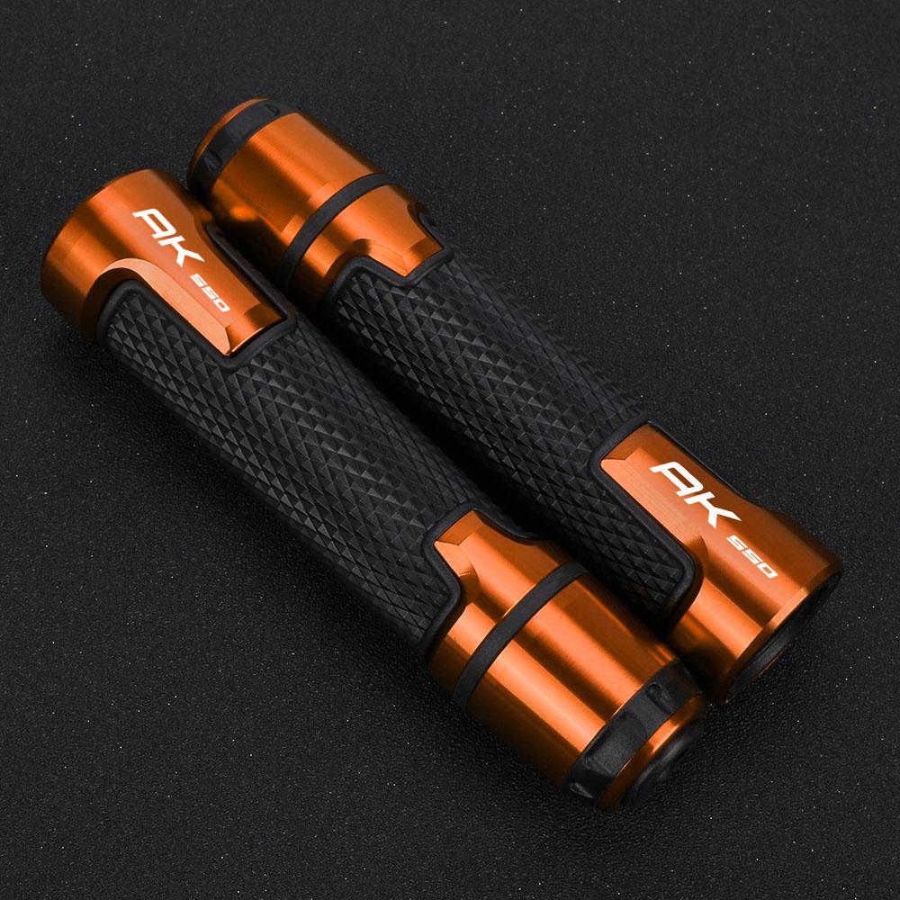 For KYMCO AK 550 2017-2026 AK550 2026 2026 2026 2026  Motorcycle Accessories Non Slip Handlebar Grip Throttle CNC Hand Bar Grips