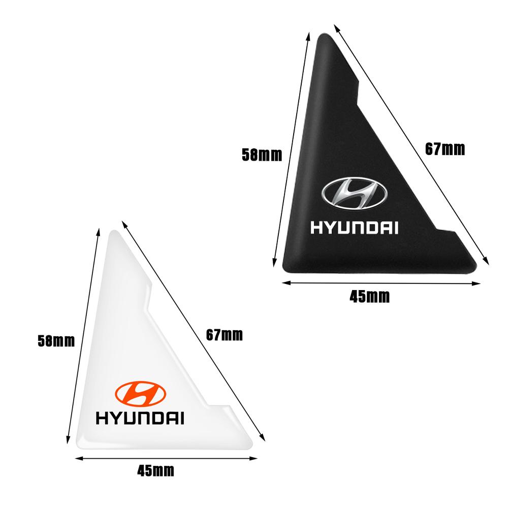 2/4pcs Car Door Corner Protection Sticker Prevention Collision Scratch Cover For Hyundai N-LINE I10 I20 I30 I40 IX20 IX35 Tucson MM15