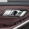 Head Lamp Handle Bowl Dashboard Gear Box Panel Cover Kit Trim ABS Carbon Fiber Look Accessories For BMW 3 Series G20  - 2024