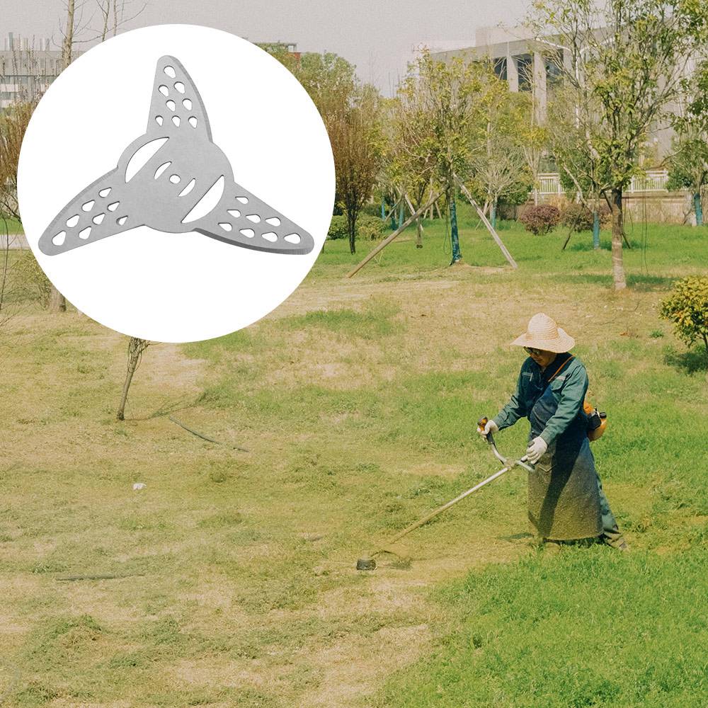 3 Teeth Brush Cutter Stainless Steel Weed Eater Head Brush Cutter Trimmer