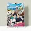 Anime Y-Yuri on Ice Throw Lightweight 240g Flannel Blanket Soft Skin-friendly for Summer Cooling