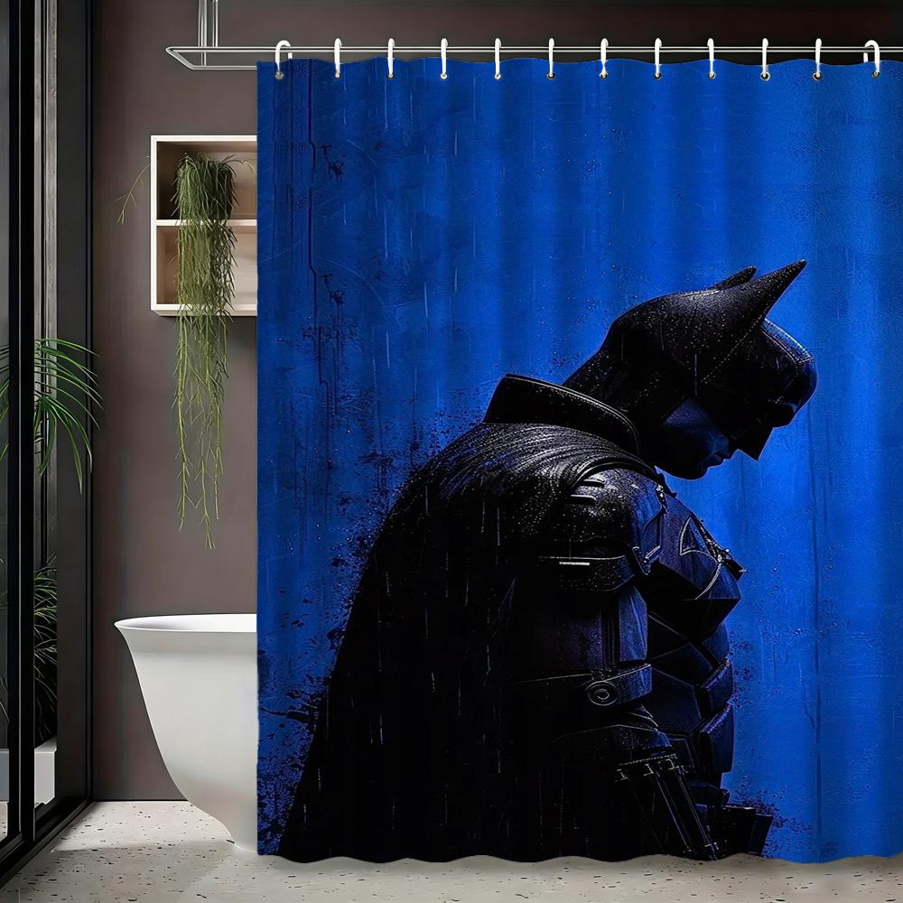 Heath Ledger Joker DC Universum Geld Wasserdichter Duschvorhang - Badezimmer Dekoration Für Fans