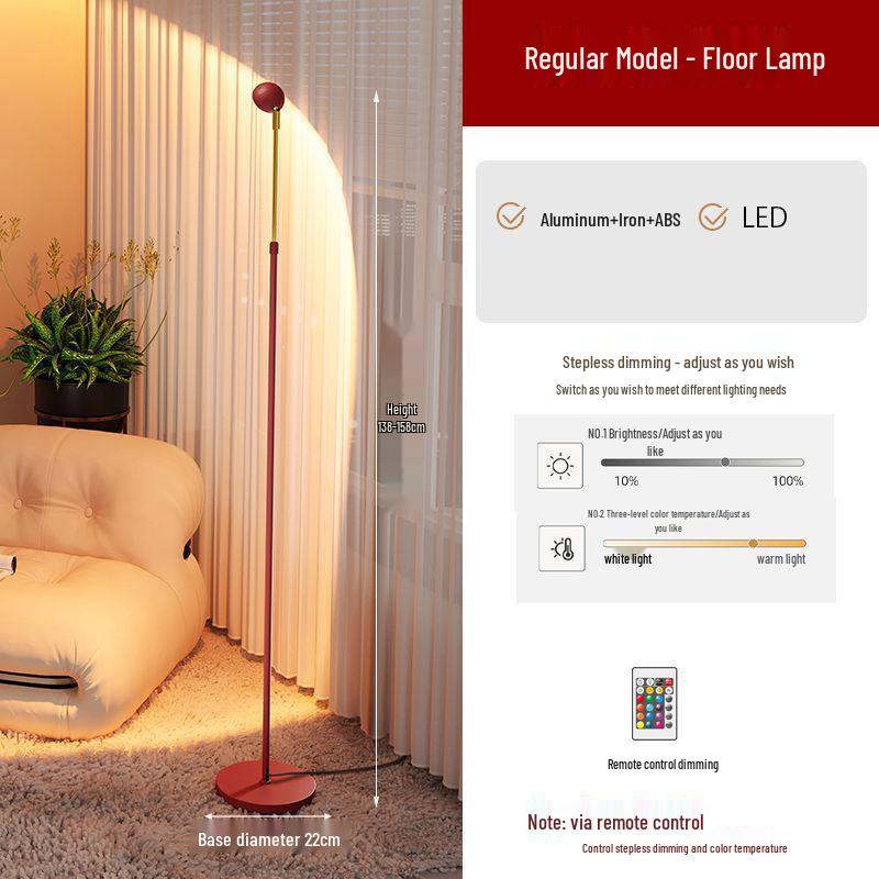 Little Red Riding Hood Luxury Floor Lamp - High-End Ambient Lighting for Living Room or Bedroom