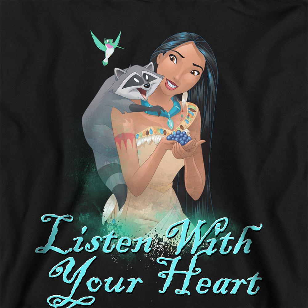 Pocahontas Childrens/Kids Listen With Your Heart Hoodie