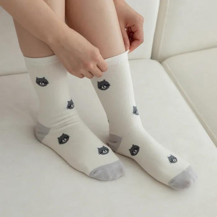 [Gift Set] Friends Animal Cotton Socks Women's 4P (01-03)
