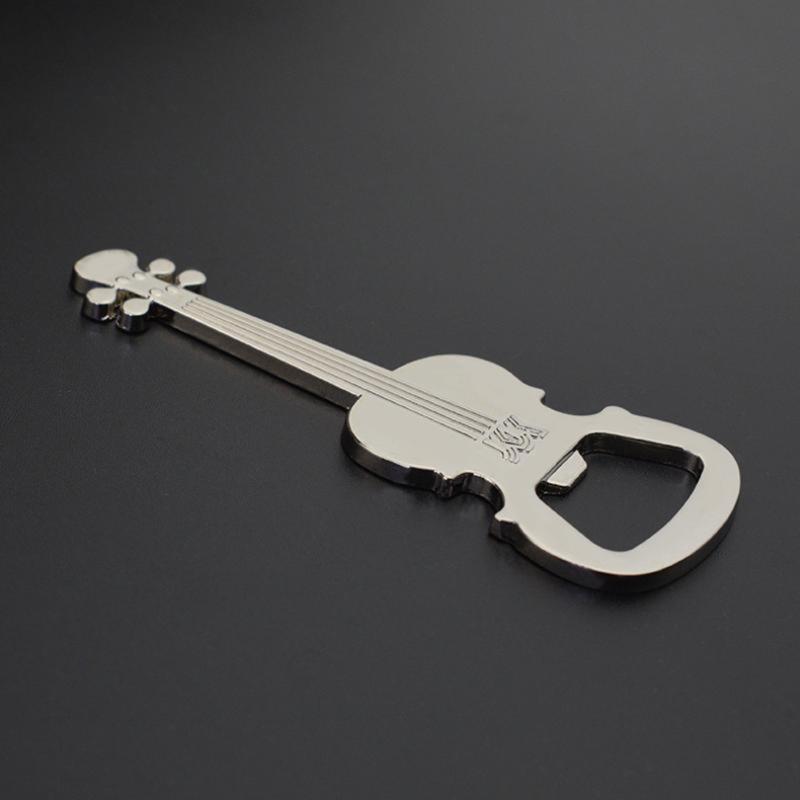 Kreativer Gitarren-Bierflaschenöffner Musikinstrumenten-Stil Aktivität Kleiner Preis Geschenk Metallflaschenöffner