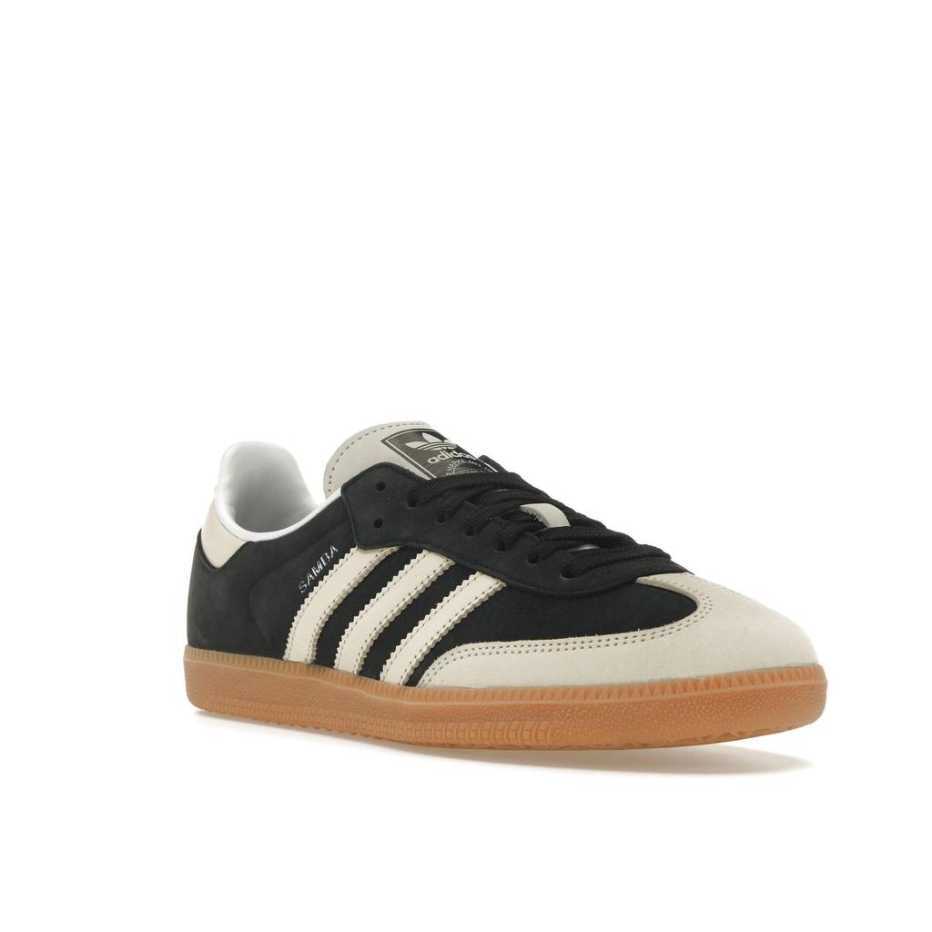 Adidas Samba OG Black Wonder White Γυναικεία αθλητικά παπούτσια Core-Μαύρο Ασημί-Μεταλλικό IE5836